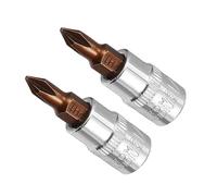 CoCud 2 Piezas Ph1 Llave de Vaso de Impacto Phillips 1/4" Drive