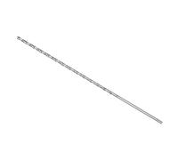 CoCud Brocas Helicoidales Extralarga de 4,5 mm de Diámetro y 300 mm de Longitud Total, Barrena Helicoidal de Acero de Alta Velocidad para Carpintería de Metal y Cobre