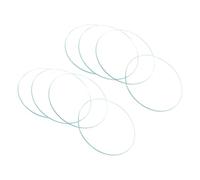 CoCud Cristal de Reloj de Vidrio, Diámetro de 25.5mm, Cristales de Cara Única de Vidrio Óptico de Reemplazo Transparente - para Reparación de Relojes por Relojeros, 8 Piezas
