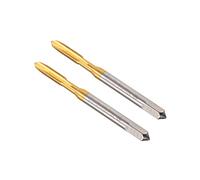 CoCud Espiral Punto Machos, Métrico M3.5 x 0.6 Rosca, Titanio Recubierto Alta Velocidad Acero 6542 Tornillo Fresado Roscar Macho - (Aplicaciones: para Roscado Perforación Máquina), 2uds