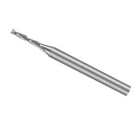 CoCud Fresas de Extremo en Espiral, Vástago de 1/8", 1.5mm x 8mm de Carburo Sólido de 2 Flautas para Fresadora CNC - (Aplicaciones: para Contrachapado), 1 Pieza