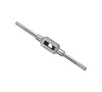 CoCud Grifo Llave Mango, Ajuste M1-M12 W1/16-1/2 Grifos Tamaño, Zinc Aleación & Carbon Acero Ajustable Llave Escariador Toque (Aplicaciones: para Tocando Operaciones), 1-uds