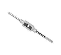 CoCud Grifo Llave Mango, Ajuste M3-M12 W1/8-1/2 Grifos Tamaño, Zinc Aleación & Carbon Acero Ajustable Llave Escariador Toque (Aplicaciones: para Tocando Operaciones), 1-uds