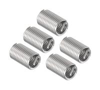 CoCud Insertos de Rosca de Alambre, 7/16-14 UNC 2.5D Longitud 21.5mm, Inserto de Rosca de Alambre de Acero Inoxidable 304 Tipo Helicoida, 5 piezas