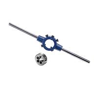 CoCud Juego de manijas de troquel, 1/2-13 UNC rosca Die & Fit 26mm-38mm OD / M12-M16 Die Wrench Kit de herramientas - (Aplicaciones: para reparación de rosca), 1 juego