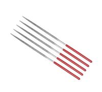 CoCud Lima de Aguja Recubierta de Diamante Grano 150 Vástago de 2mm Longitud de 100mm Herramienta de Afilado de Limas Redondas de Diamante para Metal Vidrio Piedra 5 Piezas