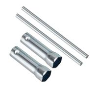 CoCud Llave de Bujía de Encendido para Motocicleta de un Solo Extremo, 21mm, Llave de Vaso de Alcance Profundo con Barra - (Aplicaciones: para Automóviles), 2 Piezas