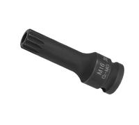 CoCud Llave de Vaso de Triple Cuadrado de Impacto Punta M16 1/2" Accionamiento Adaptador de Llave de Vaso Métrica Que Evita Manipulaciones - (Aplicaciones: para Torsión Llave)