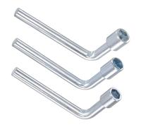 CoCud Llave de Vaso Hexagonal en Ángulo en Forma de L Métrica | 7mm 8mm 10mm | Llave de Vaso Hexagonal de Codo de Cabeza Única, 3 Piezas