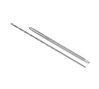 CoCud Macho y Taladro Juego, M3 x 0,5 Rosca 100mm Longitud Macho 2,5mm Diámetro, Métrico Extra Largo Máquina Rosca Macho y Helicoidal Taladro Kit para Roscado, 1 Juego