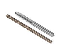 CoCud Macho y Taladro Juego M6 x 1, 25 Macho Rosca 4, 7mm Diámetro | 1 Juego, Métrico Máquina Rosca Macho y Helicoidal Taladro Herramientas Kit, para Roscado Reparación