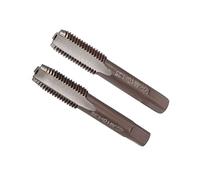 CoCud Mano Roscado Machos, M10 x 1.25 Rosca, Métrica Aleación Herramienta Acero Tornillo Roscado Cónico Fondo Macho - (Aplicaciones: para Máquina Rosca Reparación), 1 Par