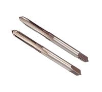 CoCud Mano Roscado Machos, M4 x 0.7 Rosca, Métrica Aleación Herramienta Acero Tornillo Roscado Cónico Fondo Macho - (Aplicaciones: para Máquina Rosca Reparación), 1 Par