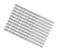 CoCud Micro Taladro Brocas, 2,25mm Diámetro 58mm Total Longitud, 6542 Alta Velocidad Acero Totalmente Rectificado Brocas Helicoidales - para Cobre Metal Madera, 10uds