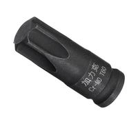 CoCud Punta de Impacto Torx, T60 1/4" Cuadrado de Transmisión de 35mm de Longitud, Diseño de Chaflán CR-MO con Orificio Pasador de 6 Puntas para Reparación Automotriz
