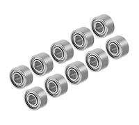 CoCud Rodamientos Bolas Ranura Profunda, MR52ZZ Modelo 2mm x 5mm Diámetro 2,5mm Grosor, Rodamientos acero cromado doble blindado - (Aplicaciones: para Maquinaria & Equipo), 10 -uds
