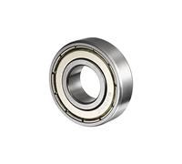 CoCud Rodamientos Profundos de Ranura de Bolas, 6005Z Modelo 25 mm x 47 mm x 12 mm, Carbono Acero Simple Escudo Cojinetes - (Aplicaciones: para Motor Monopatines Ruedas de Rodillos)