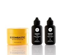 COCUNAT Boombastic + Savior Pack Capilar Reparador Sin Siliconas | Mascarilla nutritiva + tratamiento reconstructor en 2 pasos. 91% cabello recuperado en 4 aplicaciones.