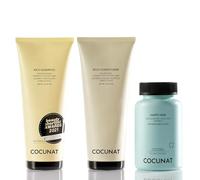 COCUNAT Champú y Acondicionador Rich + Happy Hair Anti Frizz Sin Sulfatos | Champú + Acondicionador Rich + Vitaminas Happy Hair. Nutre, protege y fortalece. Anti frizz. Sin sulfatos ni siliconas.
