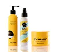 COCUNAT Curl Booster + Boombastic + Curl Spray Método Curly