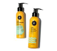 COCUNAT - Mtodo Curly - Gel y acondicionador para cabello rizado para rizos perfectos en 2 pasos - Crema hidratante sin aclarado + potenciador d
