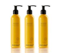 COCUNAT Pack 3 Curl Booster, Gel Definidor Rizos, Efecto Anti Frizz 250ml | Gel definidor de rizos con aceites vegetales para el método curly. Hidratación intensa sin siliconas ni sulfatos.
