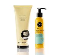COCUNAT Pack Champú Rich Fortalecedor y Acondicionador Leave-In para Rizos | Fortalece, nutre y elimina el frizz para conseguir rizos definidos. Fórmula sin sulfatos, siliconas ni parabenos.