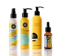 COCUNAT Pack Esenciales Rizos, Leave - In + Sérum + Spray para Método Curly