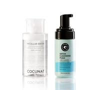 COCUNAT Set Doble Limpieza Agua Micelar + Espuma Detox 200ml+125ml