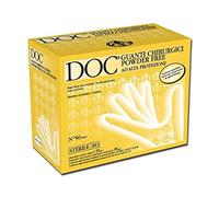 COD - Guantes Quirúrgicos Desechables de Látex Puro, sin Polvo, Estériles (ETO), Alta Protección, DM clase II, EPI categoría riesgo III, Tamaño 6.5, Dispensador 50 pares Anatómicos
