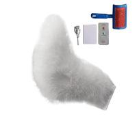 Coda Animale per Motocicletta,Ornamento In Peluche con Telecomando - 12,6 Pollici Coda Animale Oscillante Regolabile per Scooter | Decorazione Adatta A Donne Motocicliste E A Costumi Anime