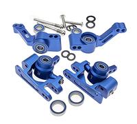 CODA RACING Bloque de ruedas RC de aleación y bloques de dirección y portadores de eje trasero para Traxxas 1/10 4X4 Slash, Stampede, Rustler 4WD -Sustituye a la pieza 6837 6832 1952