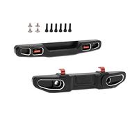 CODA RACING Parachoques delantero y trasero de aluminio para AXIAL SCX24 Jeep Gladiator AXI00005 RC Crawler Car