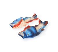 Coddies Fish Flops | Las pantuflas originales de pescado | Regalo divertido, sandalias unisex, chanclas, toboganes de bajo, zapatos de piscina, playa y ducha | Hombres, mujeres y niños, Perla Danio,