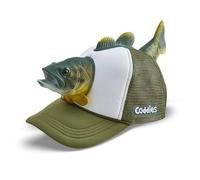 Coddies Gorro de pesca de lubina, divertido sombrero de pesca, para pescadores, papás y entusiastas de los peces, Bass, Medium