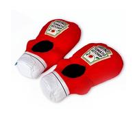 Coddies Heinz Ketchup - Pantuflas de botella de ketchup, divertidas pantuflas con licencia para hombres y mujeres, acogedoras zapatillas de interior para el hogar, rellenos de calcetines de regalo