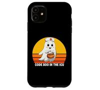 Code Boo In The ICU Nurse Halloween Nurse - Camiseta para Mujer Carcasa para iPhone 11