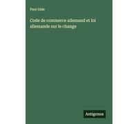 Code de commerce allemand et loi allemande sur le change
