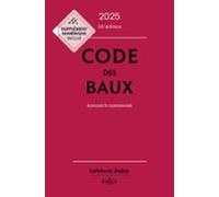 Code Des Baux 2025 36ed - Annoté Et Commenté (ebook)