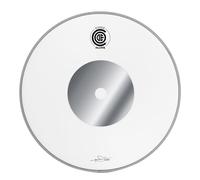 CODE DRUMHEADS Piel de tom, firma BOOMER, transparente con donut cromado, 16" (BOOMERTOM16)