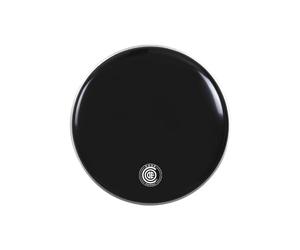 CODE DRUMHEADS Piel para bombo, serie ENIGMA, negro, 20" (EBLR20)