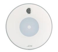 CODE DRUMHEADS Piel para caja, firma BOOMER, blanca con donut invertido, 14" (BOOMERSNR14)