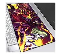 Code Geass Anime Alfombrillas de Ratón - Gaming Mousepad 900x400mm, 3mm Base de Goma Antideslizante, Superfície con Textura Especial, Compatible con ratón láser y óptico, para PC y Laptop, F