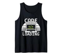 Code Loading Coding Humor Camiseta sin Mangas