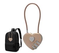 Code Lock for Backpacks - 5.51x1.54x0.63 Inches Digit Code Lock | Mini Combination Padlock with 3 Digit Codes | Unique Password Settings Safety Protection Tool for Backpacks, Suitcases, School Bags