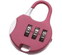 Code Padlock, Suitcase Locks,Mini 3 Dial Digit Number Password Combination Travel Safe Lock for Luggage of Gym