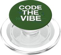 Code The Vibe Diseño de codificación para desarrolladores Coders PopSockets PopGrip para MagSafe