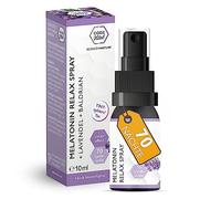 CODE VITAL® Melatonina Relax Spray + Lavanda + Valeriana 10ml I Spray Melatonina Alto Efectivo para la Noche I Tecnología Booster: Más eficaz que el liposomal | I Buenas noches Spray I 70 aplicaciones