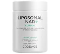 Codeage Nad+ Liposomal - 500 Mg De Nicotinamida Adenina Dinucleótido Reducido + Trimetilglicina - Suplemento Vegano - Sin Ogm - Entrega Liposomal - 60 Cápsulas