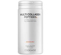 Codeage Péptidos Proteicos Multicolágenos En Polvo, Suministro Para 2 Meses, Hidrolizados, Tipo I, Ii, Iii, V, X, X, Suplemento De Colágeno Superhueso Todo En Uno, Sin Ogm, 567 Gramos